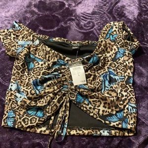 Butterfly rouch shirt